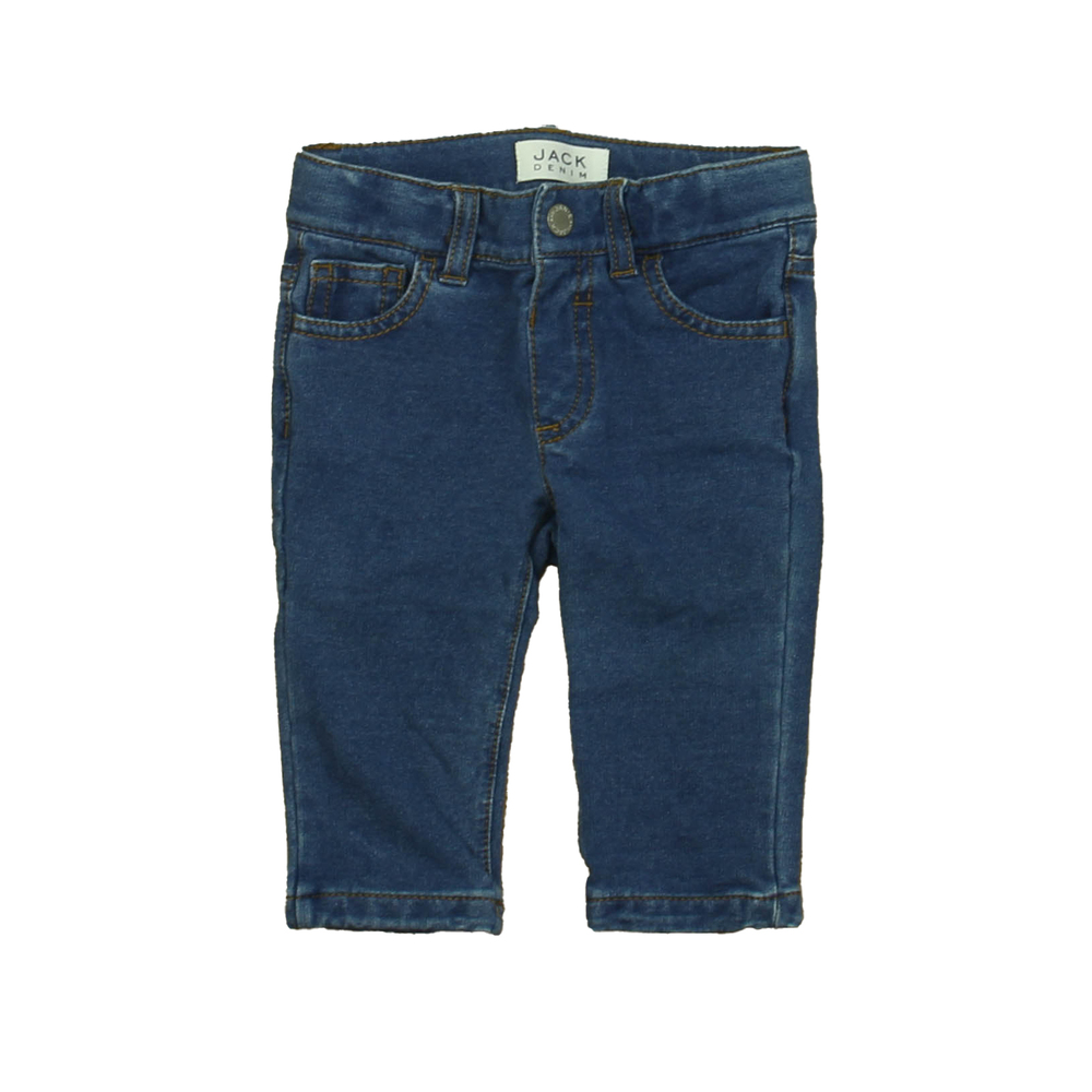Janie and Jack Girls Blue Jeggings size: 3-6 Months